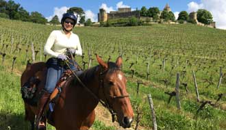 RIDE IN FRANCE - Oenologic ride through Bordeaux vineyards